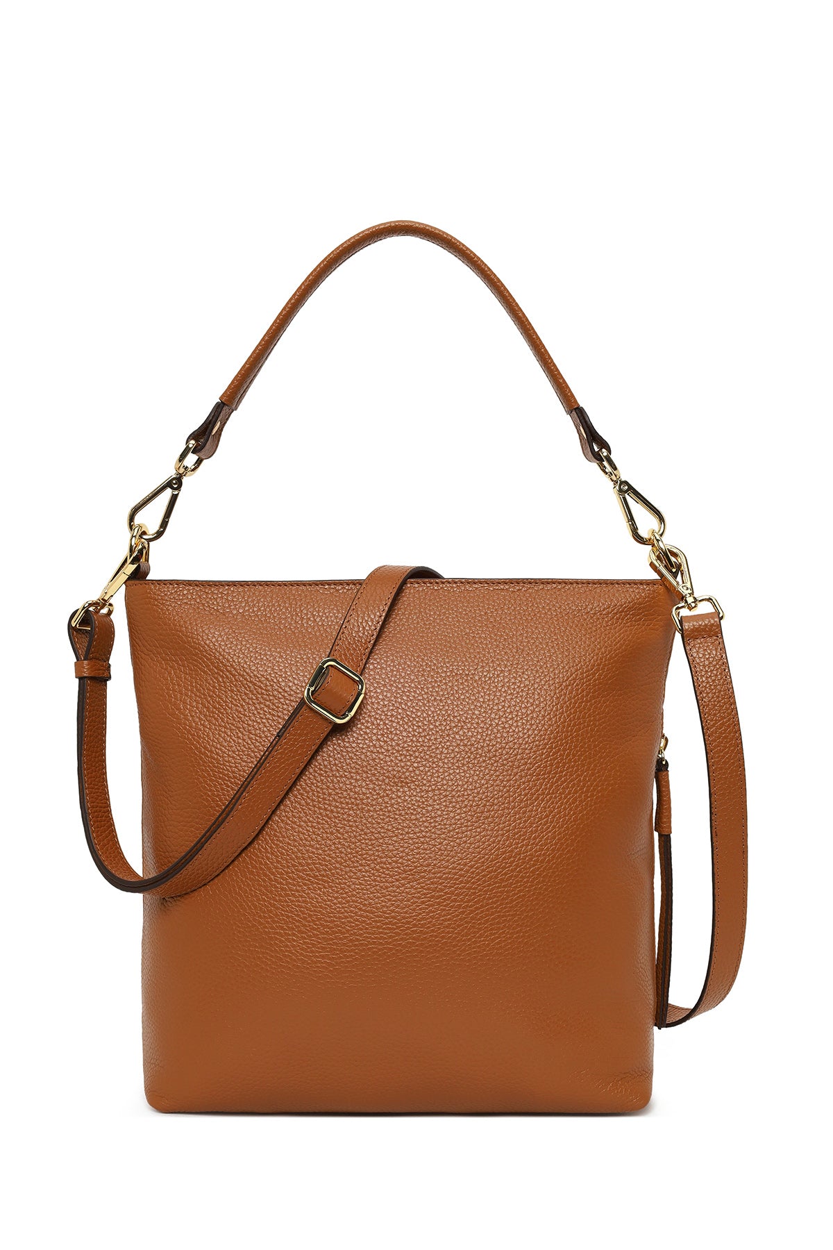 Kadın Taba Uzun Askılı Deri Omuz Çantası 25WBD2315FT | Derimod