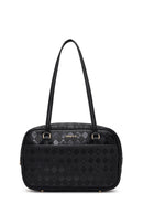 Kadın Siyah Baskılı Omuz Çantası | Derimod