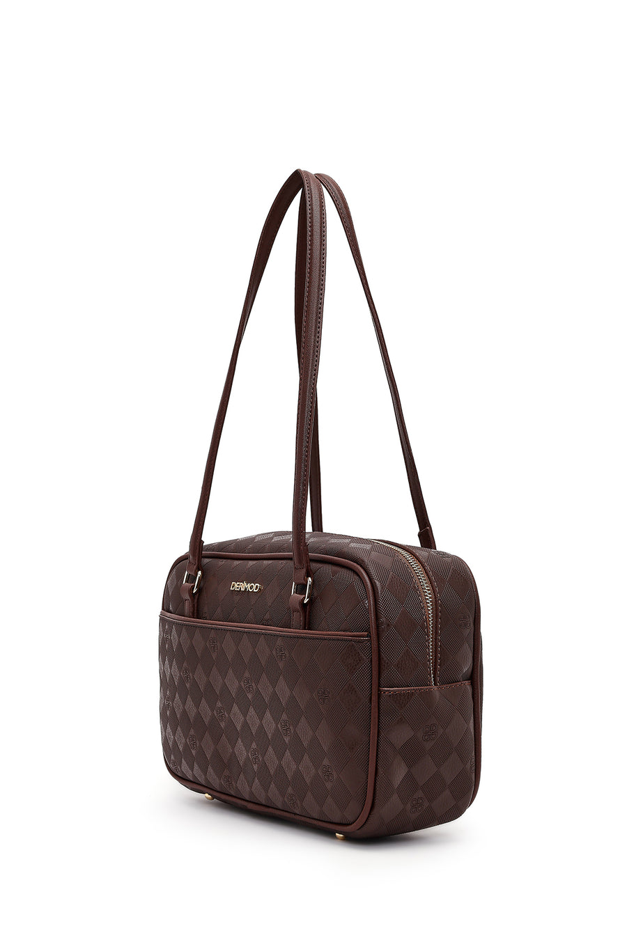 Women's Brown Printed Shoulder Bag