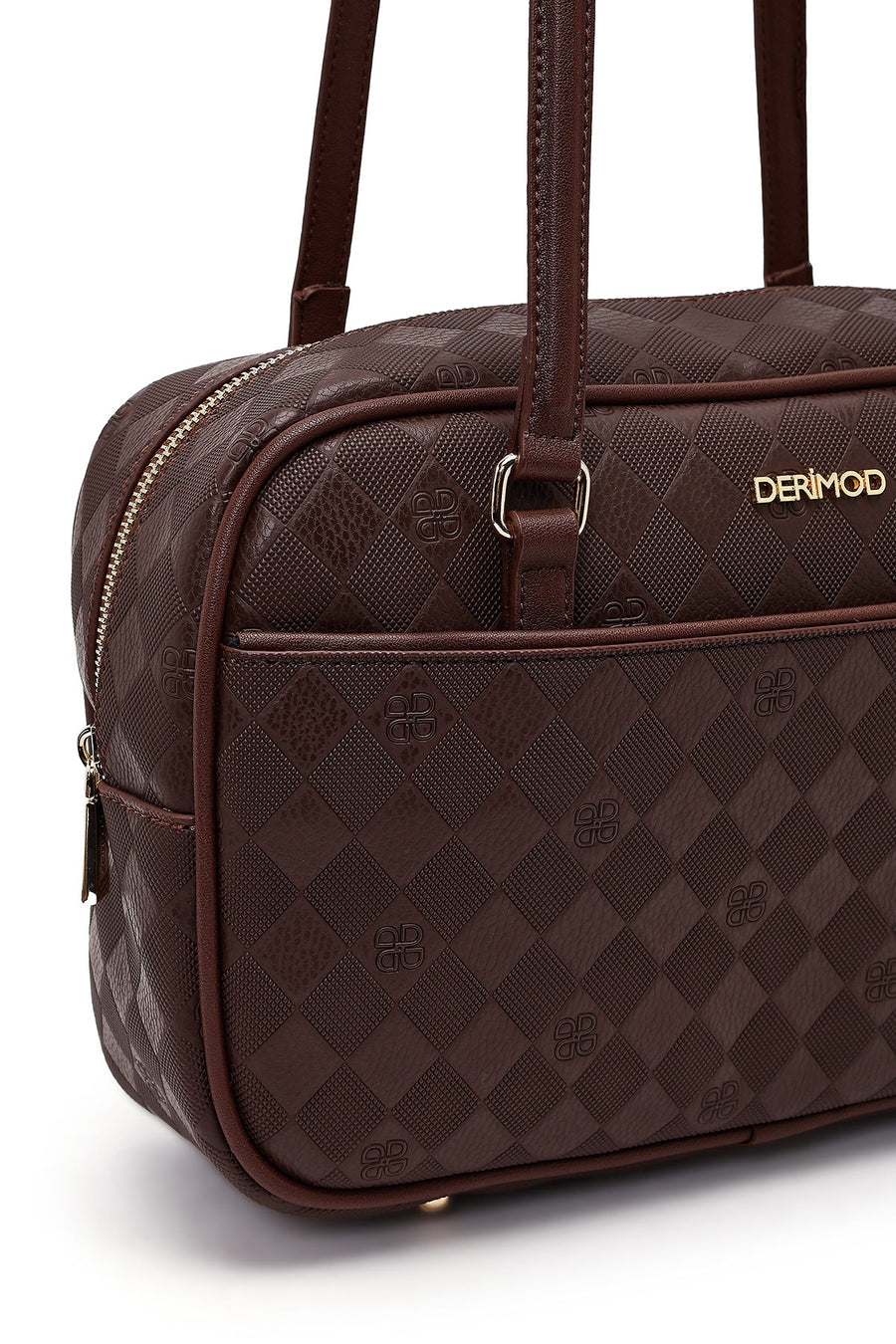 Women's Brown Printed Shoulder Bag