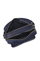 Women's Navy Blue Long Strap Knitted Crossbody Bag | Derimod
