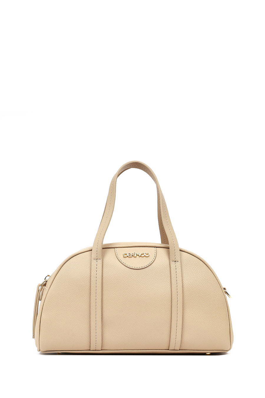 Women's Beige Long Strap Classic Handbag