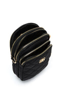 Women's Black Long Strapped Fabric Crossbody Bag | Derimod