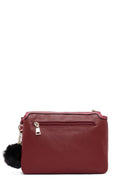 Kadın Bordo Aksesuar Detaylı Çapraz Çanta | Derimod