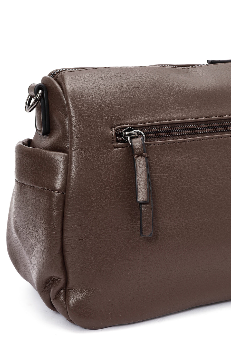 Women's Brown Long Strap Crossbody Bag