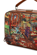 Women's Tan Long Strap Patterned Shoulder Bag | Derimod