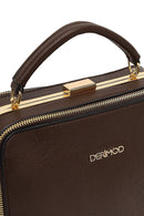 Kadın Kahverengi Uzun Askılı Kol Çantası | Derimod