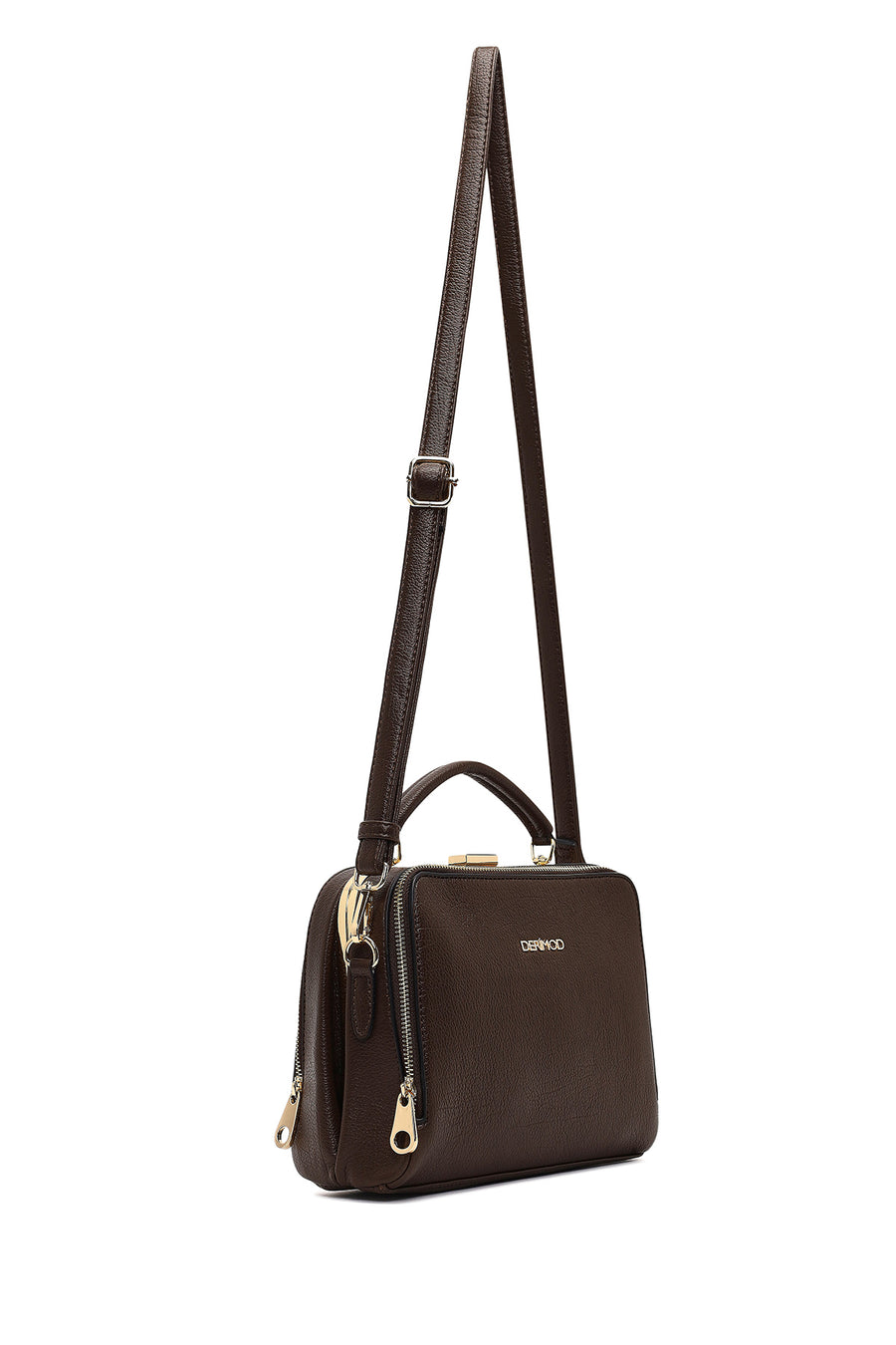 Women's Brown Long Strap Shoulder Bag