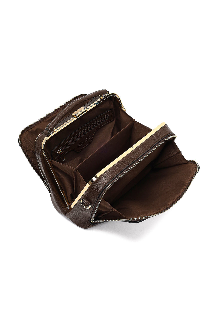 Women's Brown Long Strap Shoulder Bag