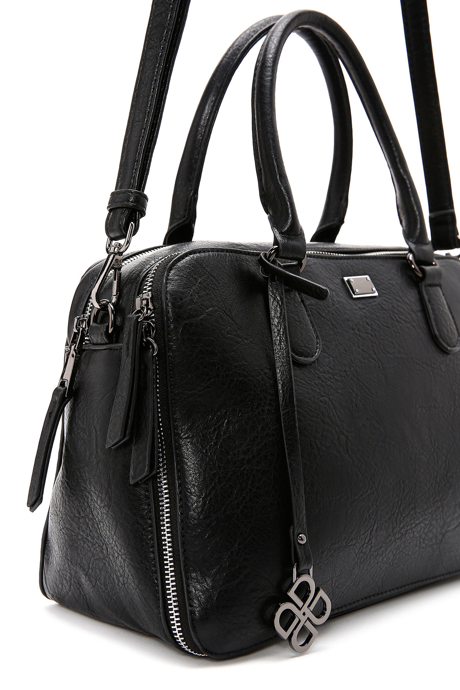 Women's Black Long Strap Shoulder Bag