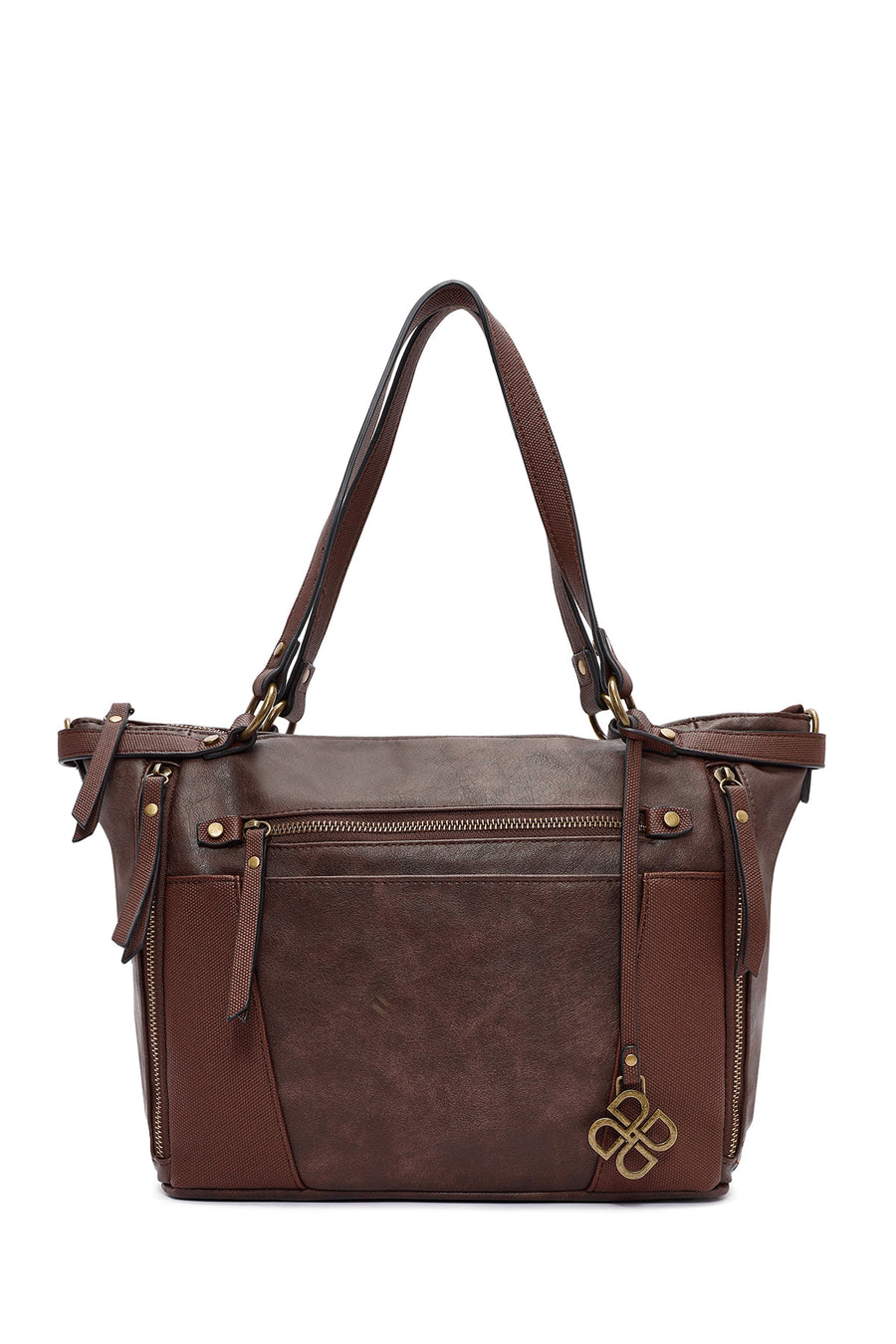 Women's Brown Long Strap Shoulder Bag