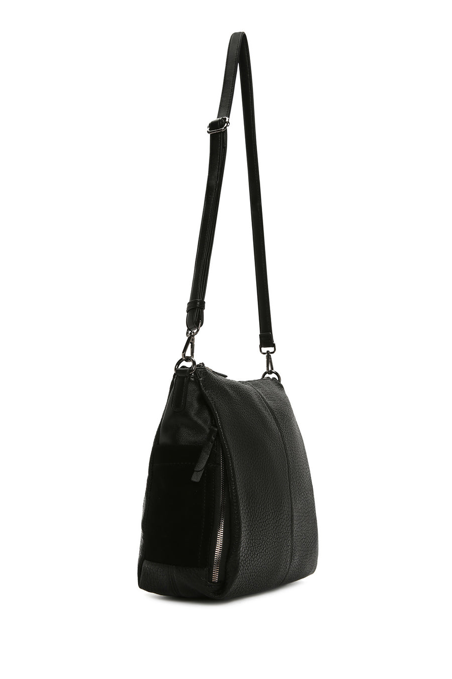 Women's Black Long Strap Shoulder Bag