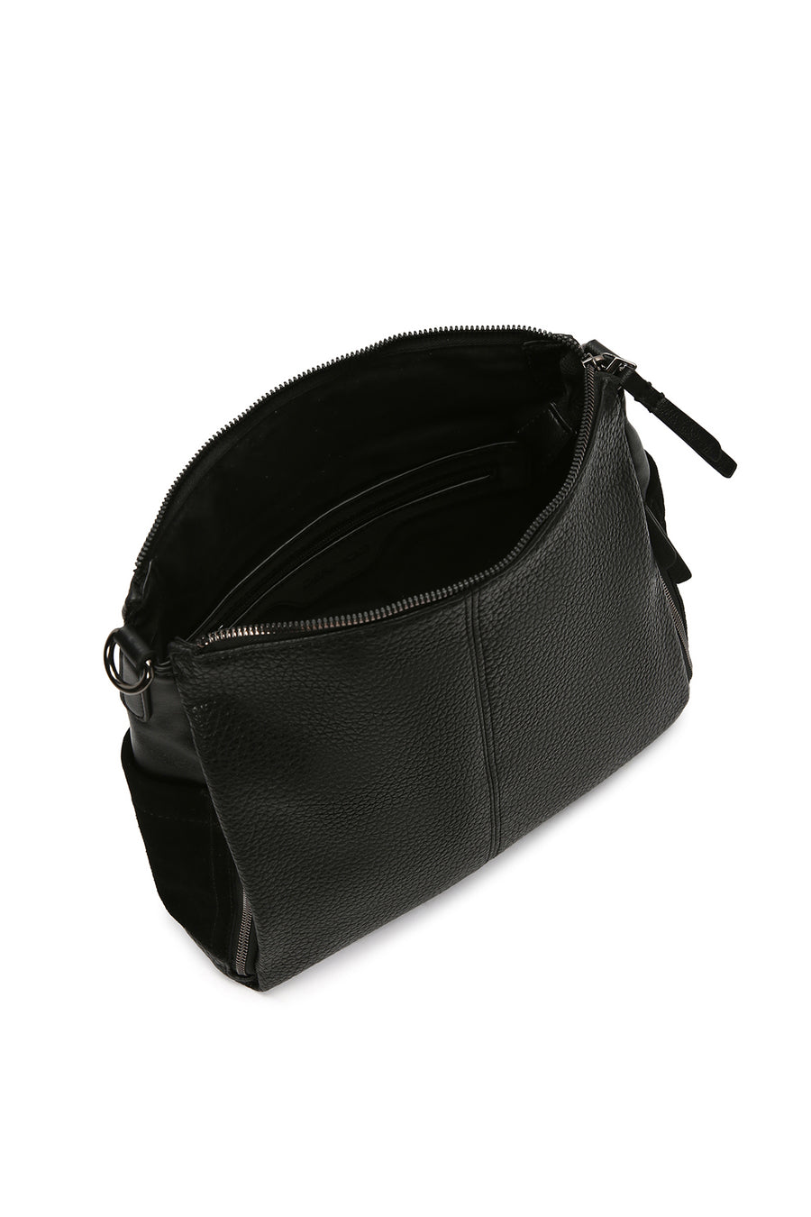 Women's Black Long Strap Shoulder Bag