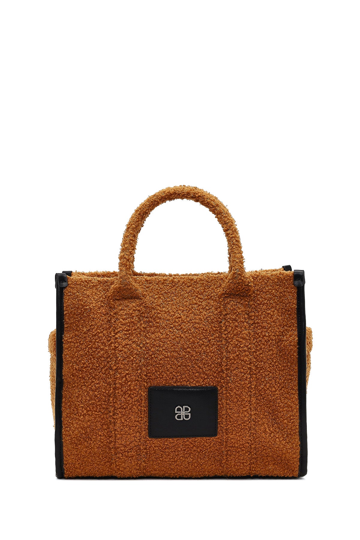 Kadın Taba Uzun Askılı Peluş Kol Çantası