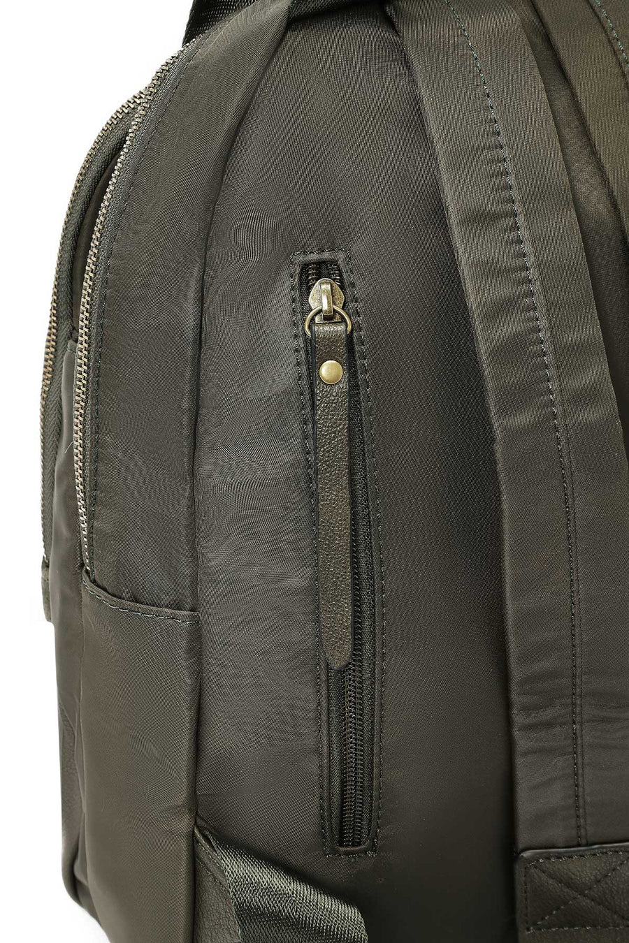 Women's Khaki Suede Backpack