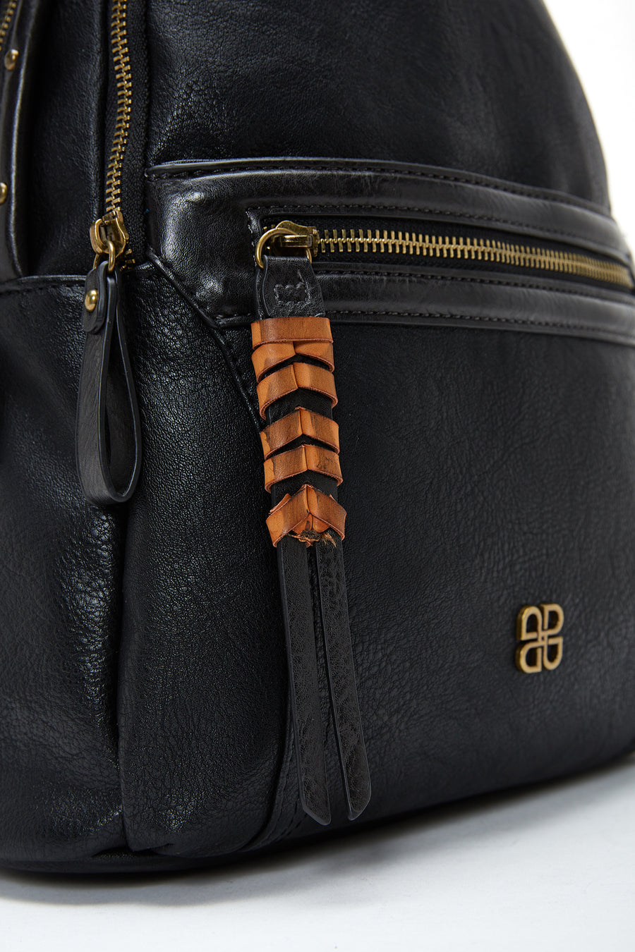 Women's Black Casual Backpack