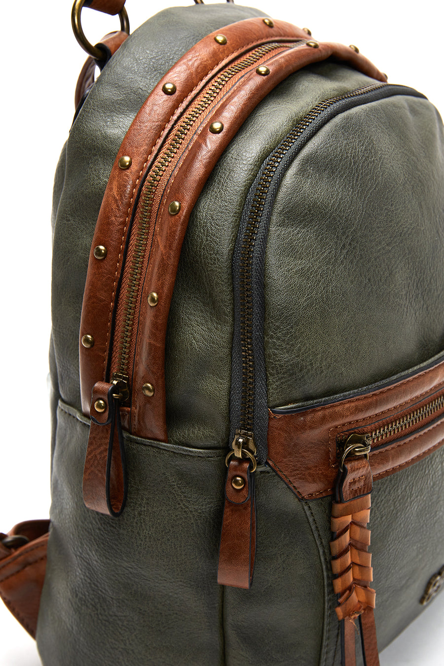 Women's Khaki Casual Backpack