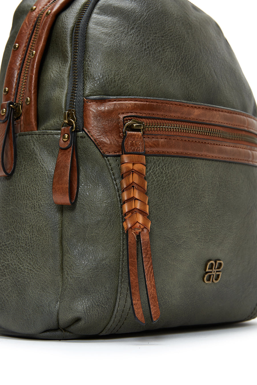 Women's Khaki Casual Backpack