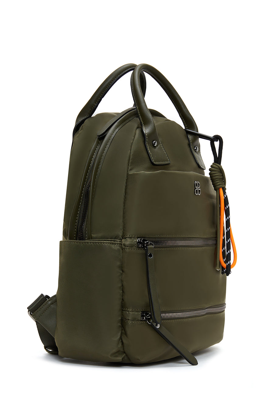 Women's Khaki Fabric Backpack
