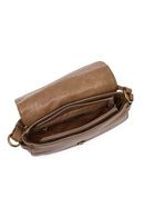 Kadın Taba Uzun Askılı Zımbalı Süet Çapraz Çanta | Derimod