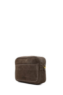 Kadın Vizon Uzun Askılı Süet Deri Çapraz Çanta | Derimod