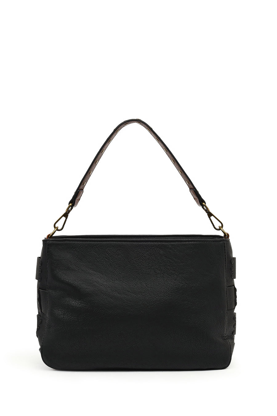 Women's Black Long Strap Shoulder Bag