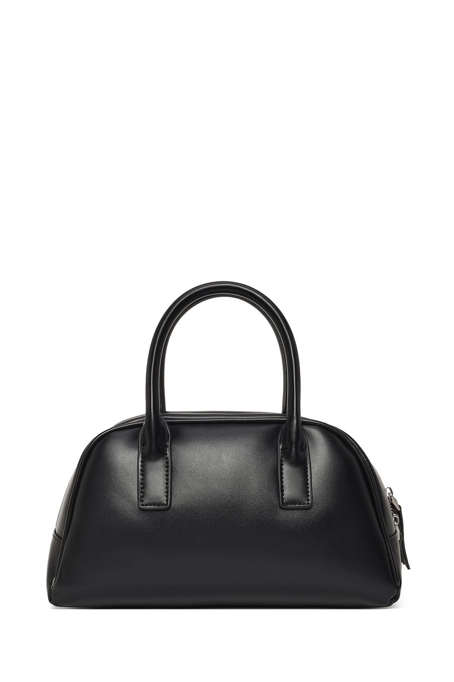 Women's Black Long Strap Charm Handbag