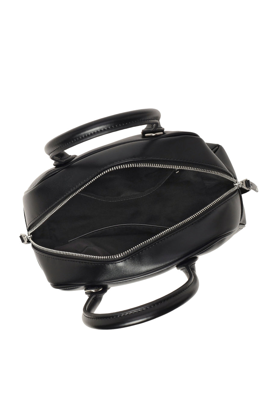 Women's Black Long Strap Charm Handbag