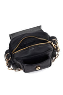 Women's Black Long Strap Mini Shoulder Bag | Derimod