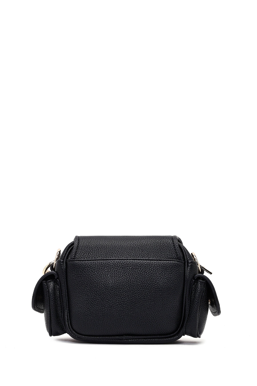 Women's Black Long Strap Mini Shoulder Bag