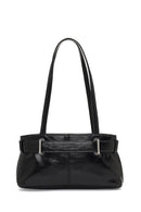 Women's Black Patent Leather Shoulder Bag | Derimod