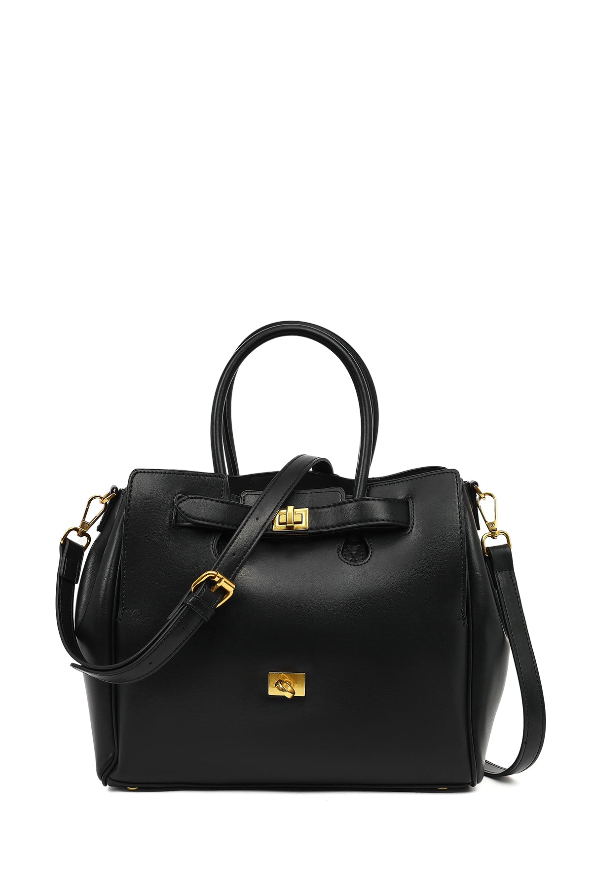 Kadın Siyah Uzun Askılı Klasik Kol Çantası 25WBD254518 | Derimod