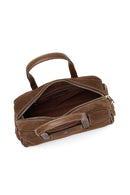 Kadın Kahverengi Uzun Askılı Süet Kol Çantası | Derimod