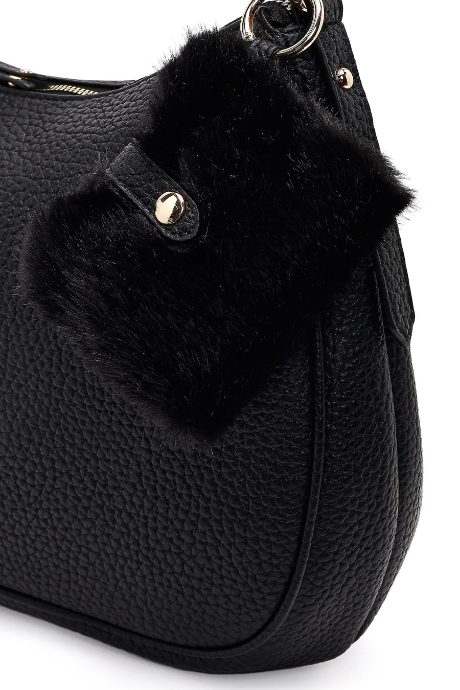 Women's Black Long Strap Shoulder Bag