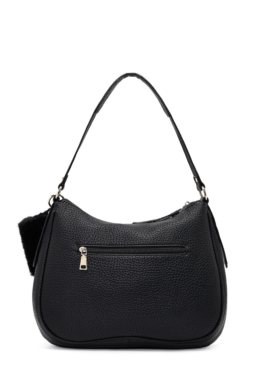 Women's Black Long Strap Shoulder Bag
