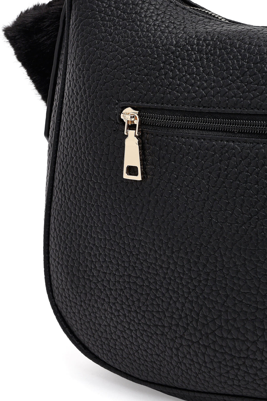 Women's Black Long Strap Shoulder Bag