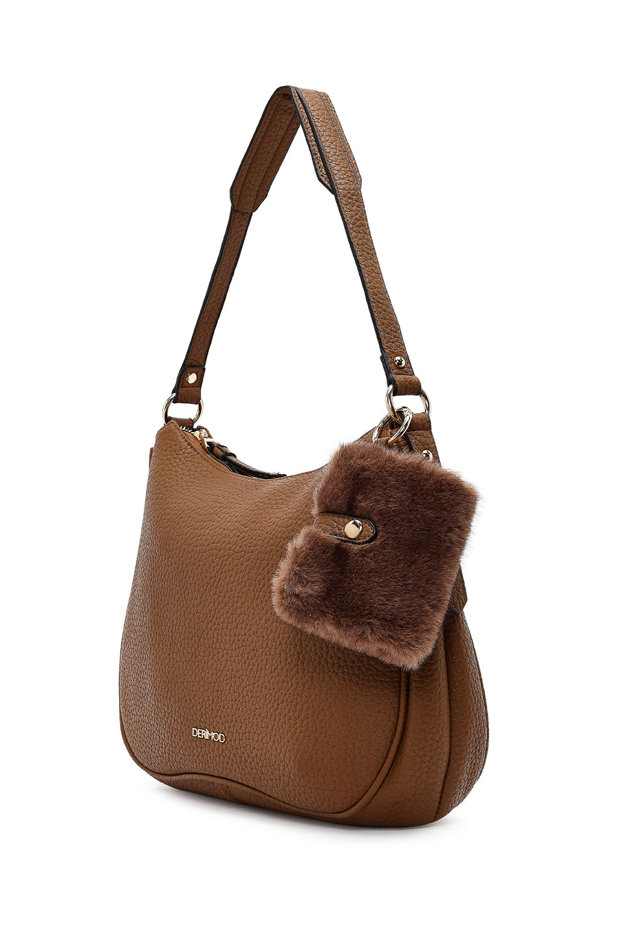 Women's Brown Long Strap Shoulder Bag