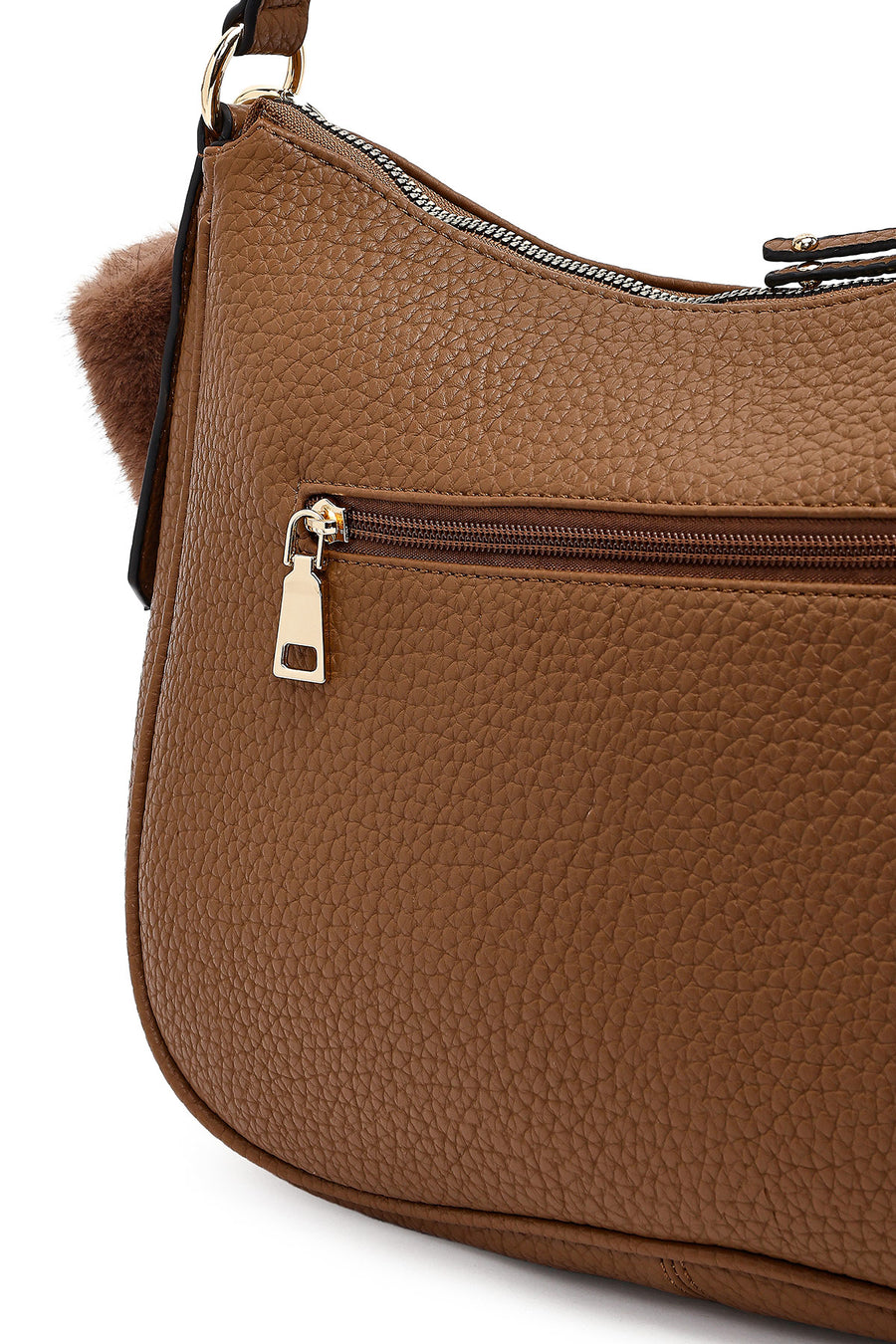 Women's Brown Long Strap Shoulder Bag