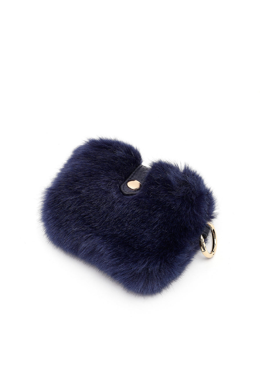 Women's Navy Blue Long Strap Accessorized Shoulder Bag
