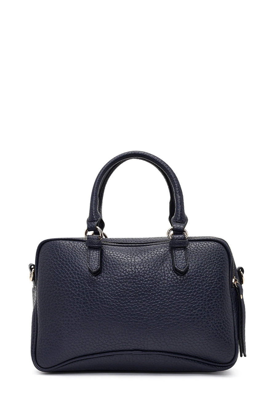 Women's Navy Blue Long Strap Accessorized Shoulder Bag