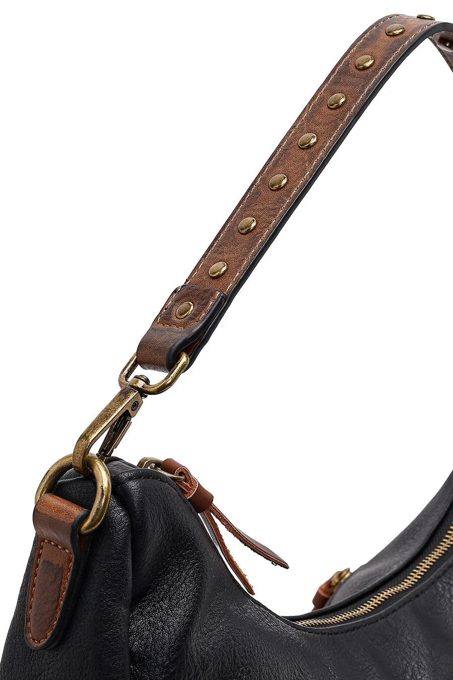 Women's Black Long Strap Shoulder Bag