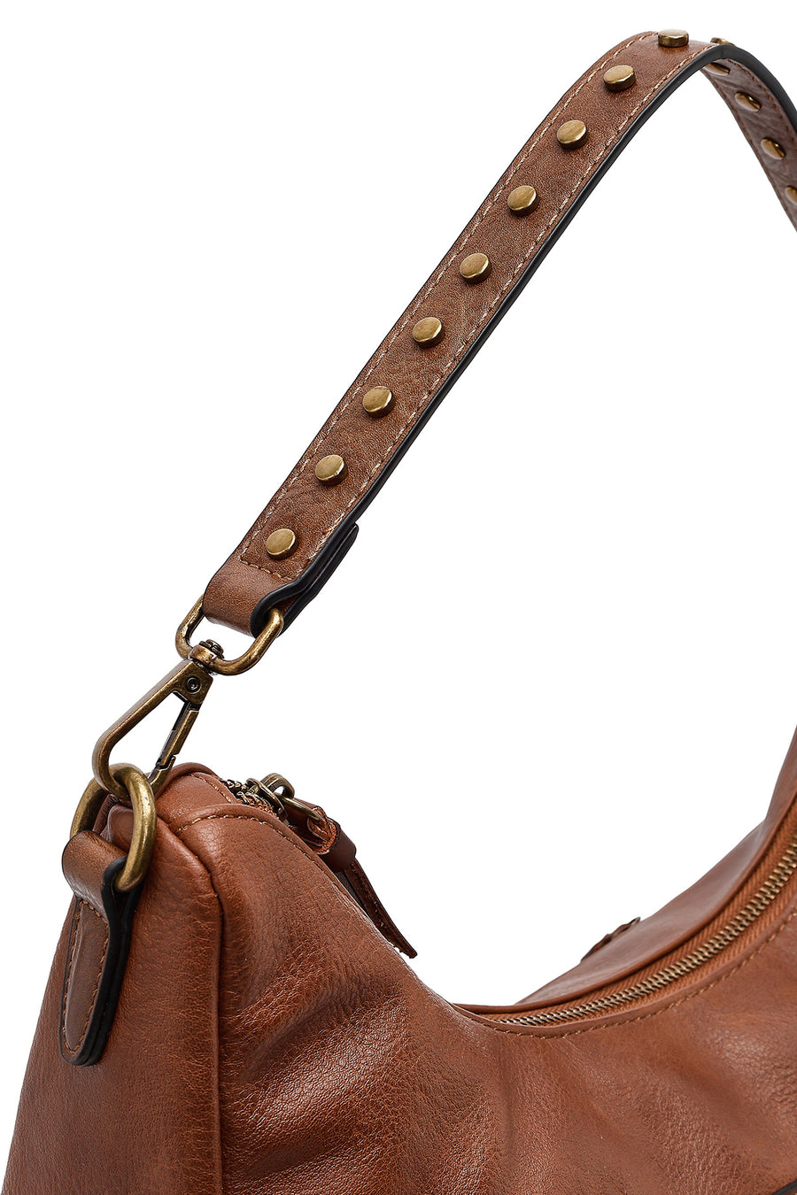 Women's Brown Long Strap Shoulder Bag