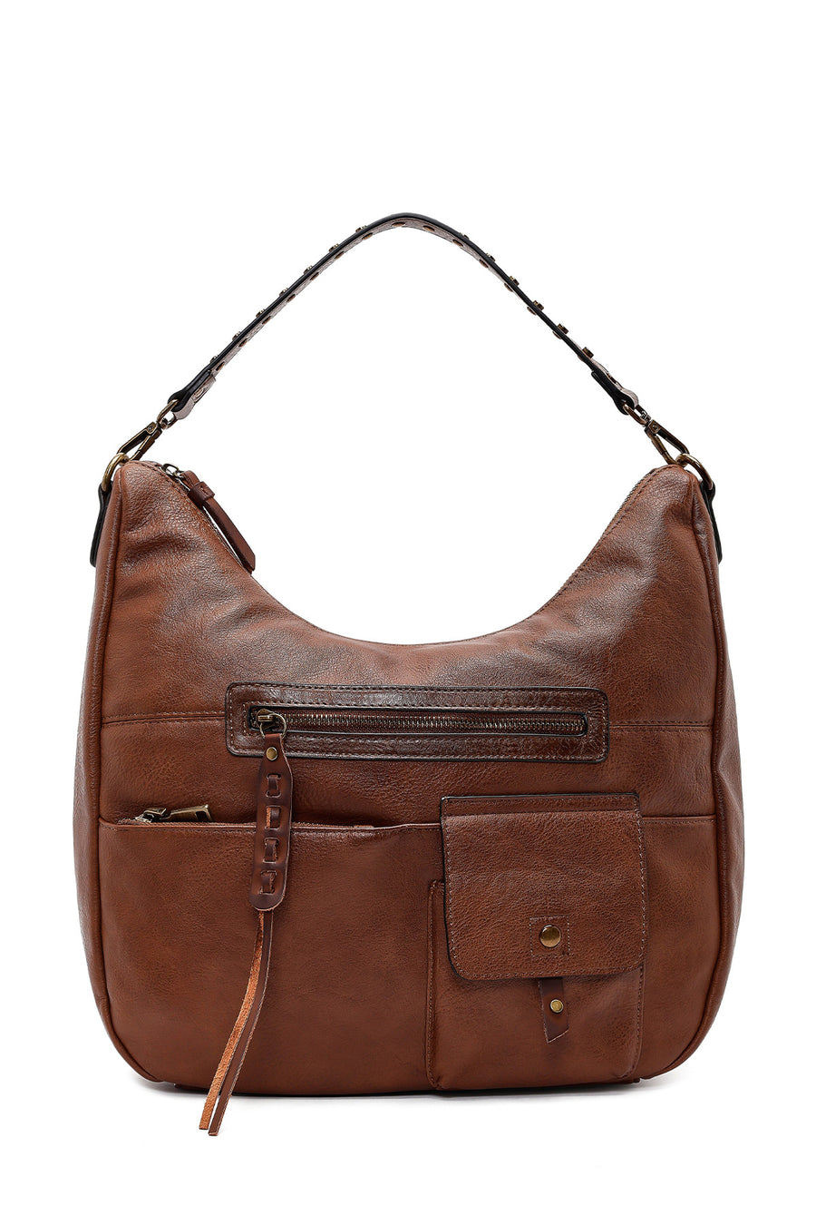 Women's Brown Long Strap Shoulder Bag