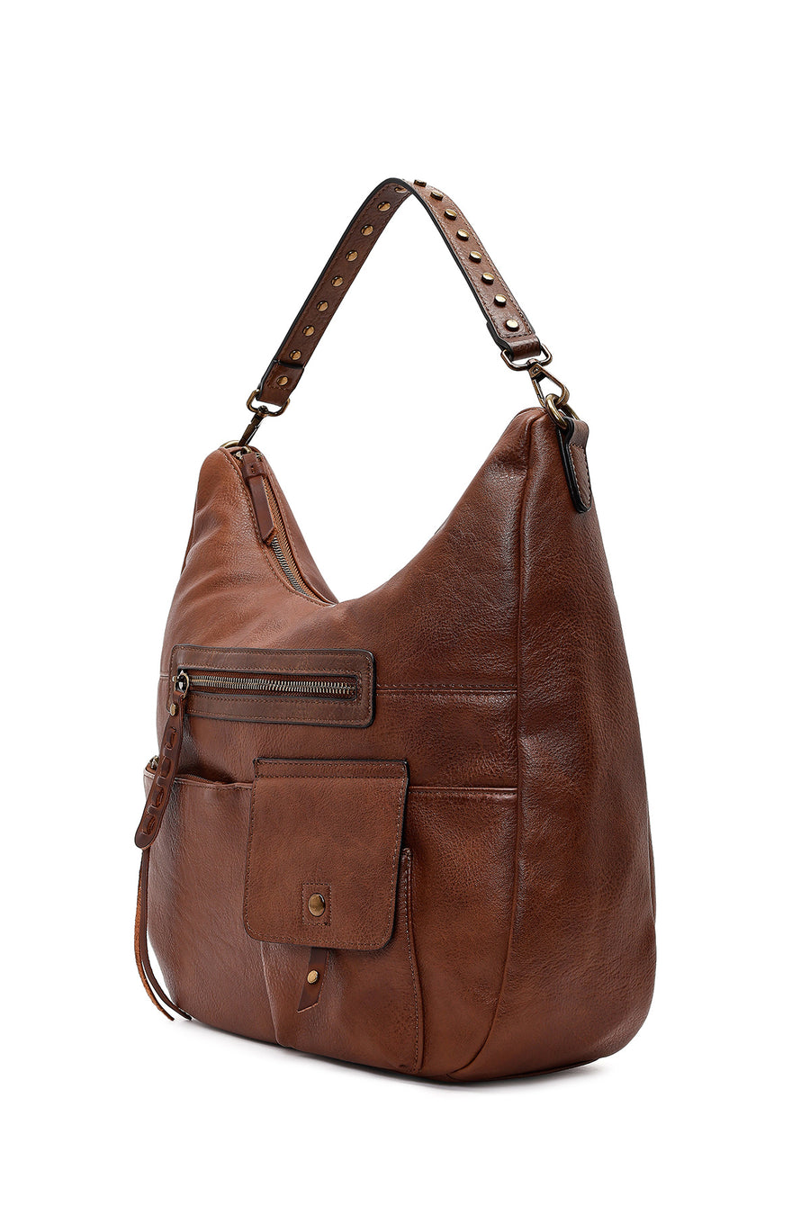 Women's Brown Long Strap Shoulder Bag