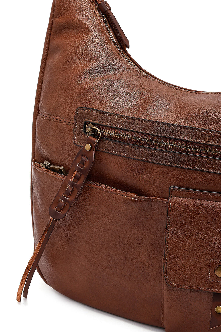 Women's Brown Long Strap Shoulder Bag