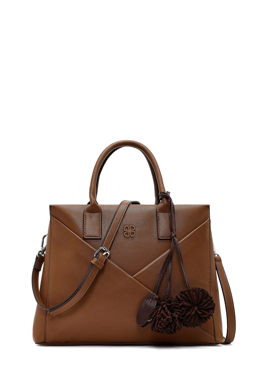 Women's Brown Long Strap Accessorized Shoulder Bag 25WBD255518 | Derimod