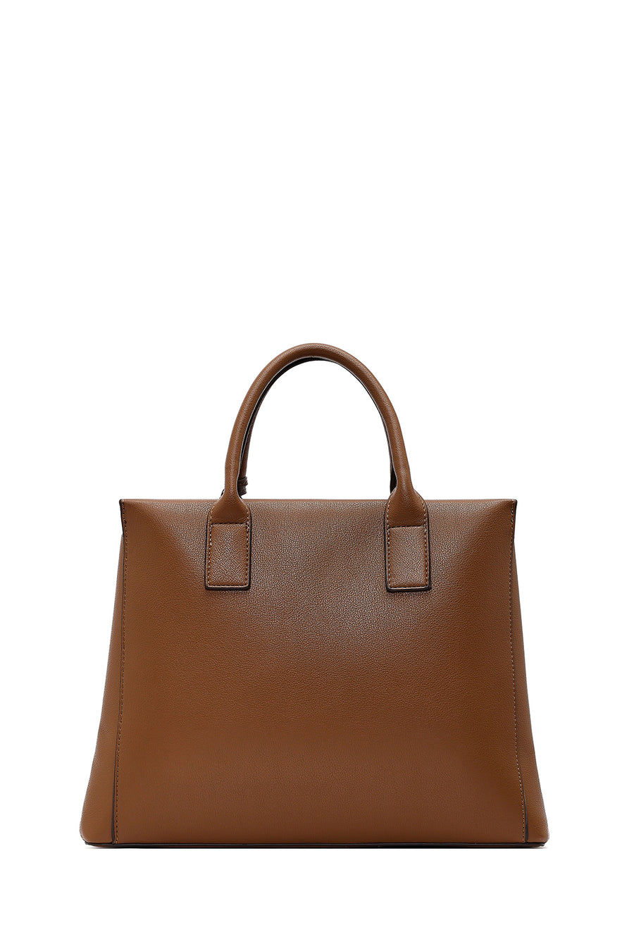 Women's Brown Long Strap Accessorized Shoulder Bag