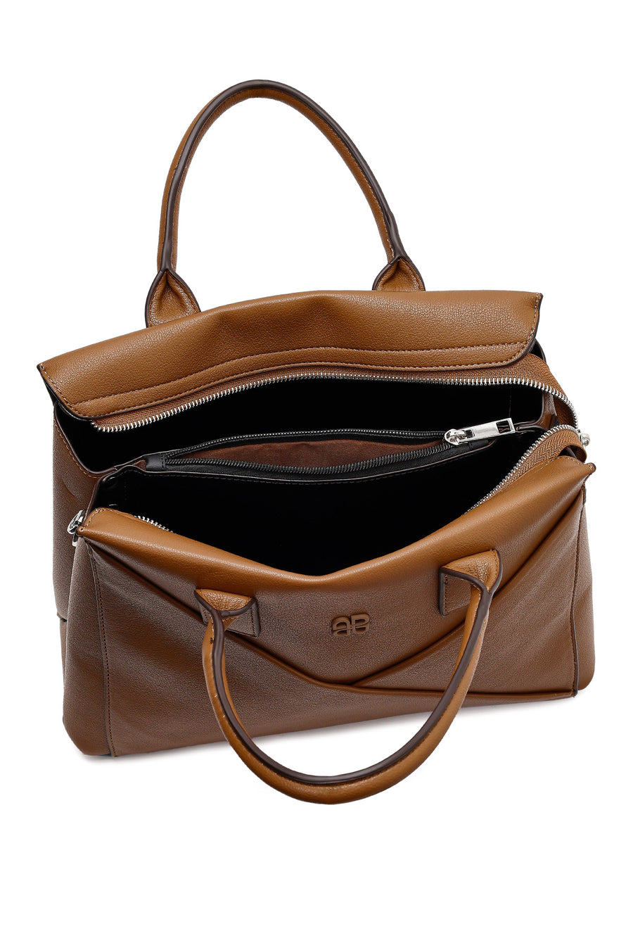 Women's Brown Long Strap Accessorized Shoulder Bag