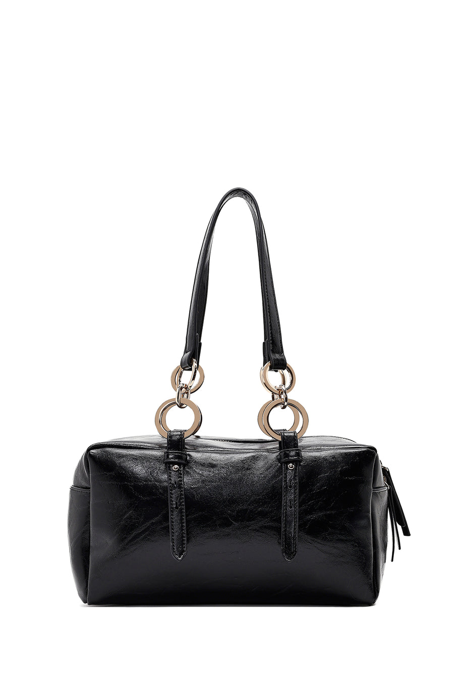 Women's Black Long Strap Shoulder Bag