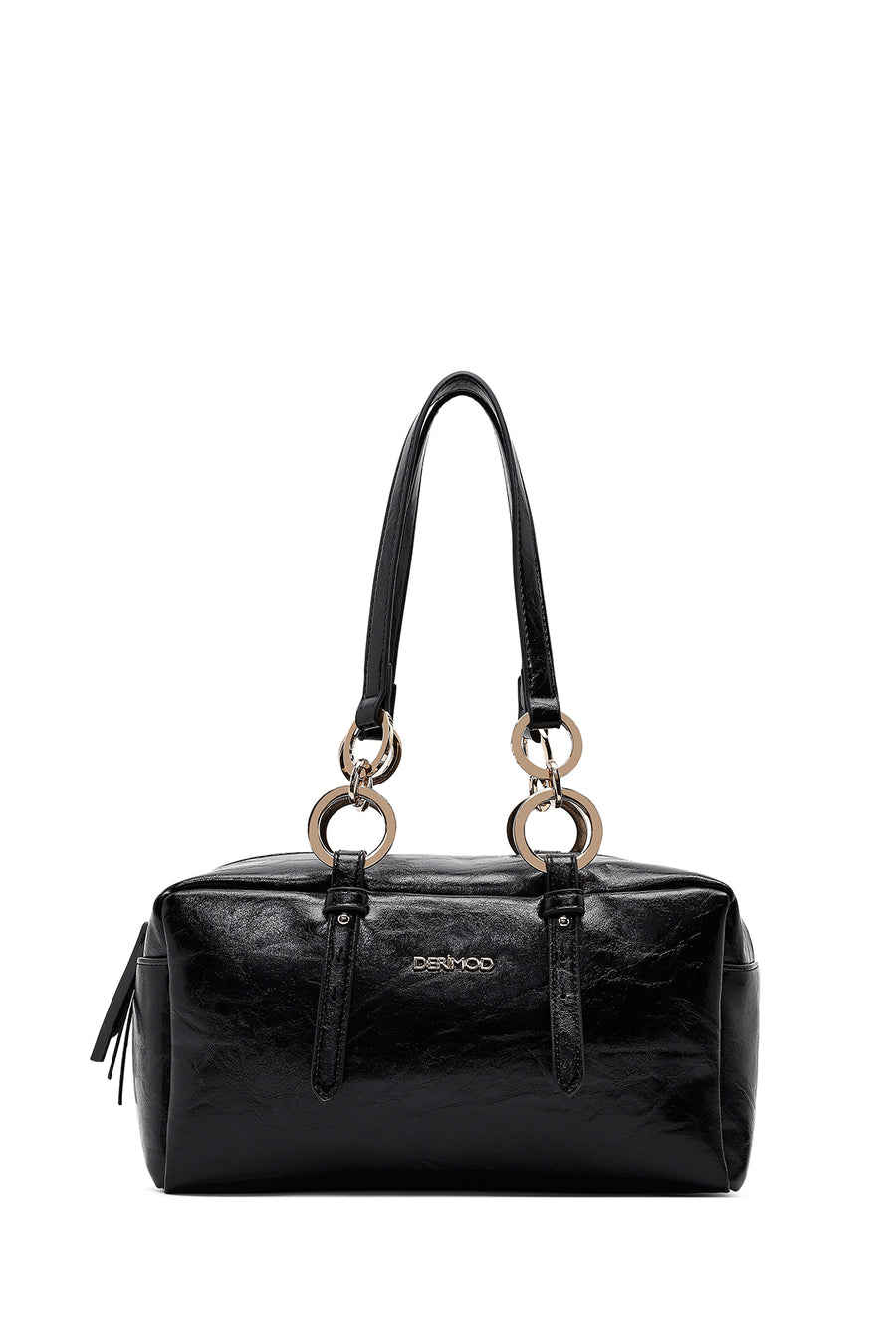 Women's Black Long Strap Shoulder Bag